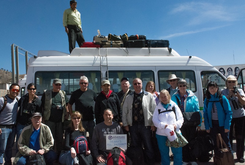 The Peru Adventure Group After Arriving in Cuzco