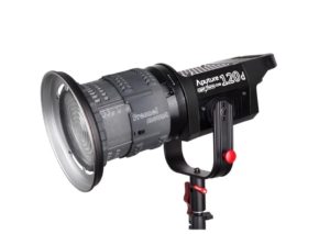 Aputure Fresnel Mount on an Aputure LS C120d Lamp