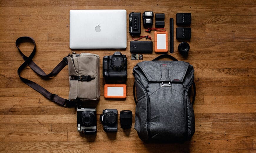 Camera Bag and Gear