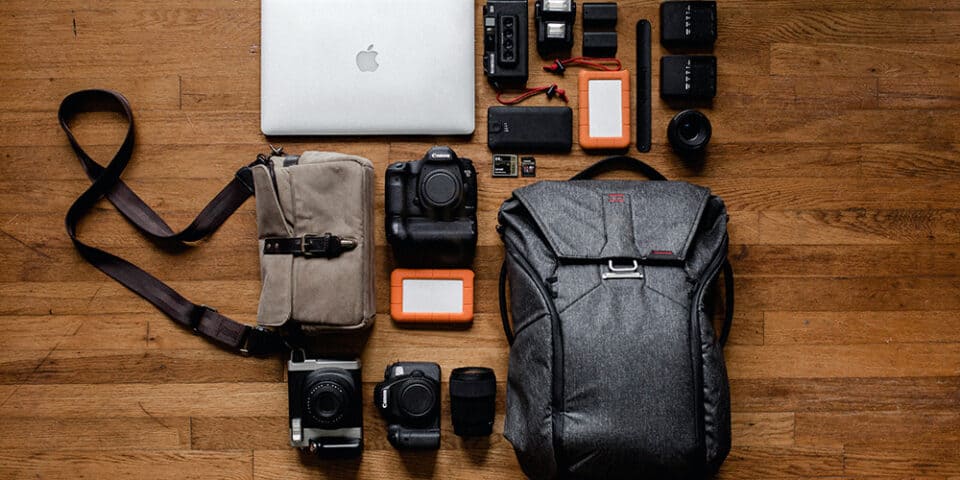 Camera Bag and Gear