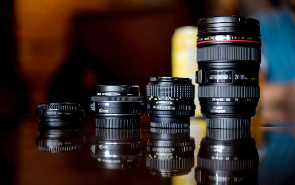 Camera lenses - compact camera gear for travel