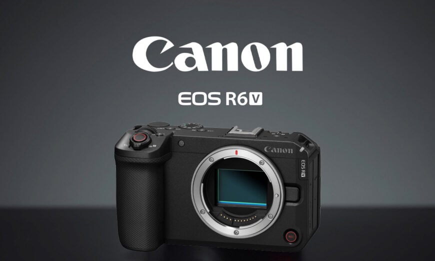 Canon-R6V | Photography and video news, reviews and tips | Henry's Camera Canon EOS R6 camera body with mount exposed, logo above on a dark gradient background (product shot).