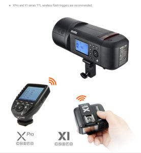 Godox AD600Pro Flash, Xpro Transmitter and X1 Transmitter