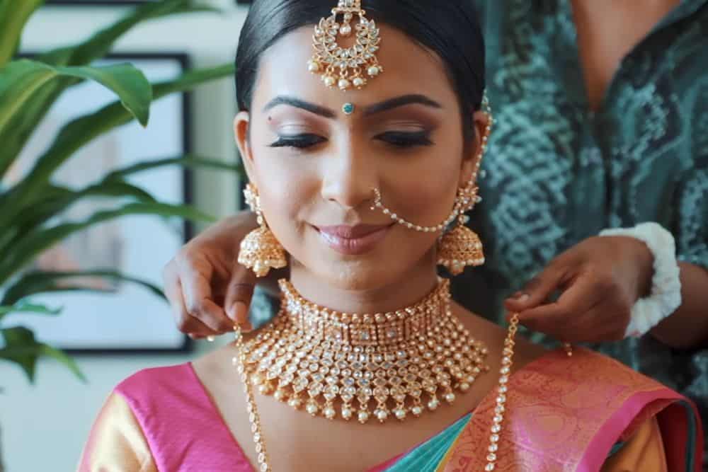 Indian Wedding Makeup and Jewelry