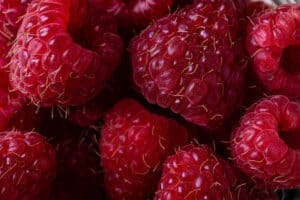 Raspberries Close-Up