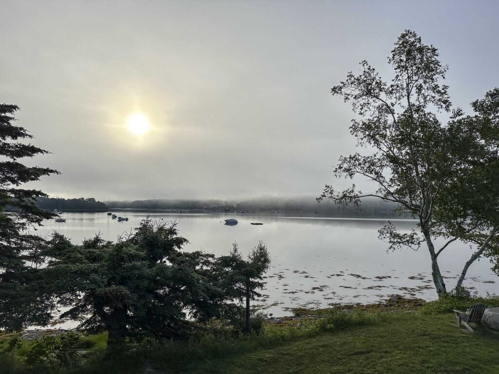 View of the Harbours in Maine