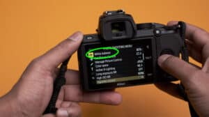 Camera menu system