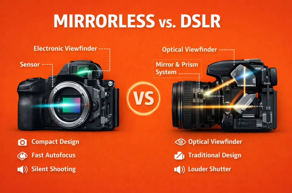 Mirrorless vs DSLR