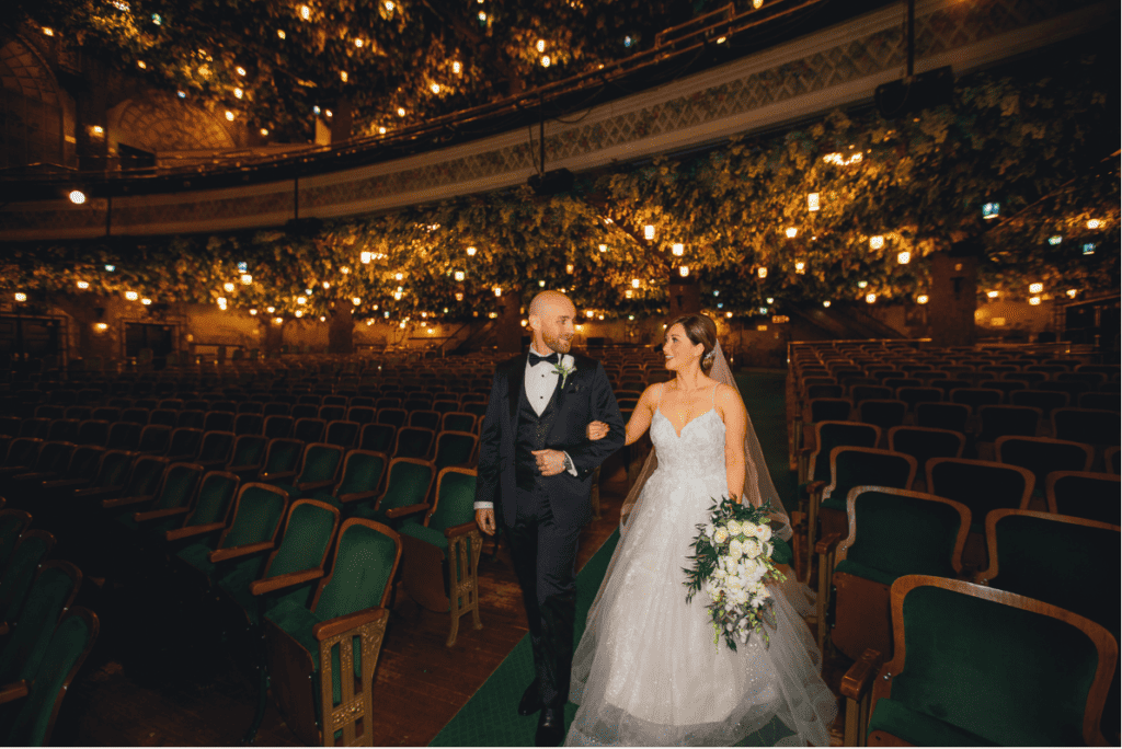 Ryan Bolton Photography -  Chris + Camille in Winter Garden Theatre, Toronto. Wedding photography in Toronto by Ryan Bolton.