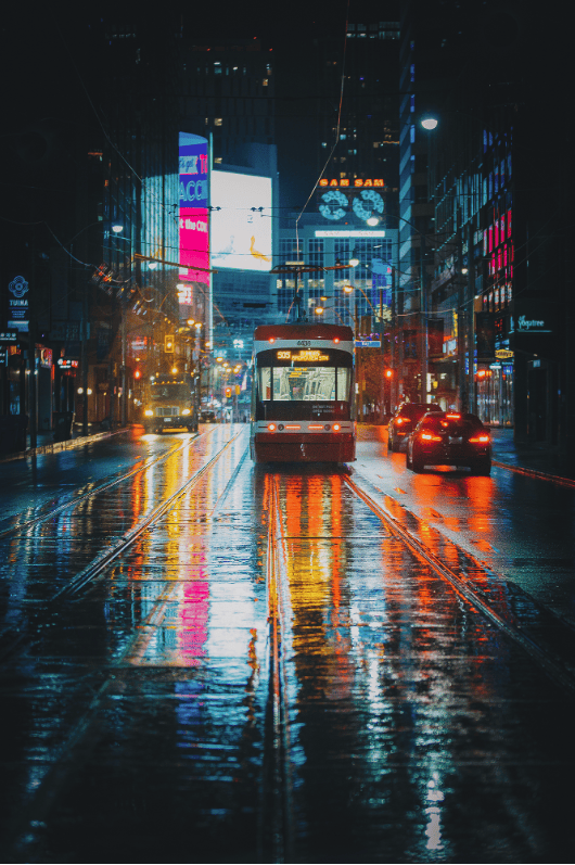 Ryan Bolton Photography -  
Downtown streetcar in Toronto. A part of the Ugly Beautiful TO gallery.