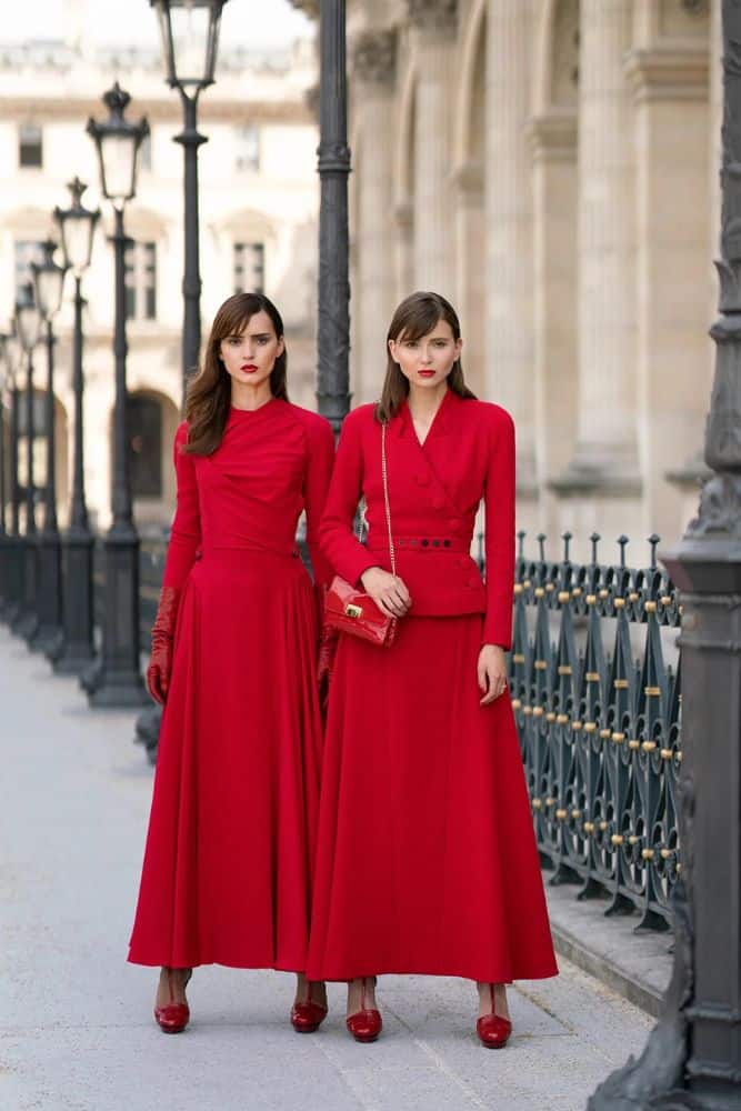 Women Dressed In Red