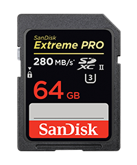 SanDisk Extreme Pro SDXC Memory Card