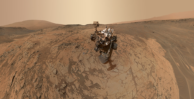 Mars Rover Selfie