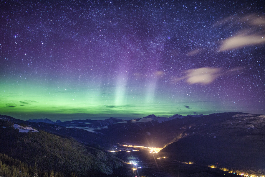 Richard Gottardo Rocky Mountains Northern Lights CME Solar Flare
