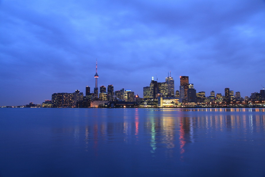 Kimberly Merrifield - Toronto Skyline at Dusk