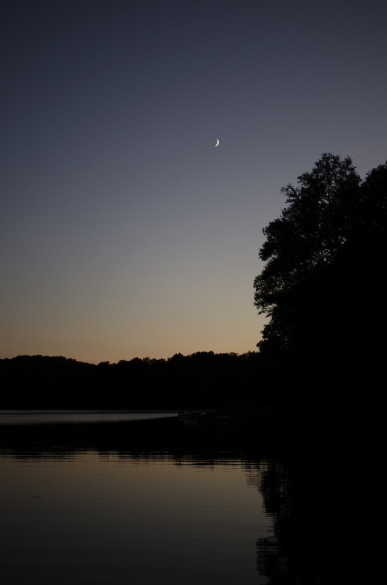 Dusk on the Lake by Anya Rozman