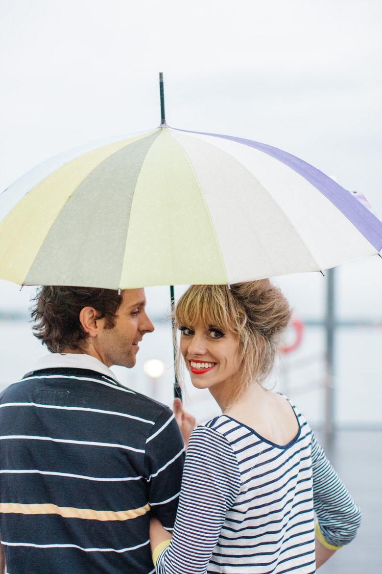 Rainy Day Engagement by Kristina Raimi