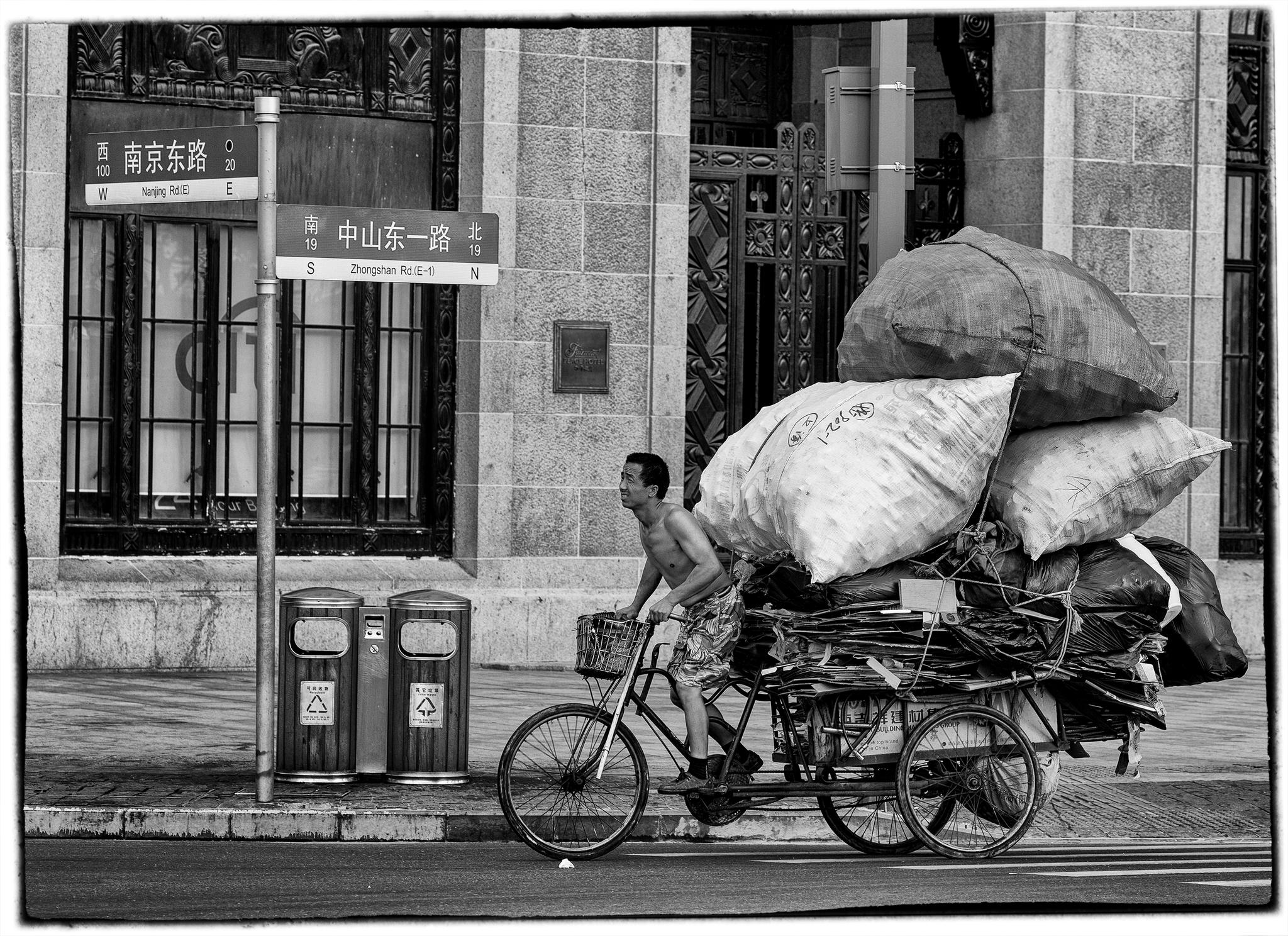 Heavy Load in Shanghai by Robert Lachaine