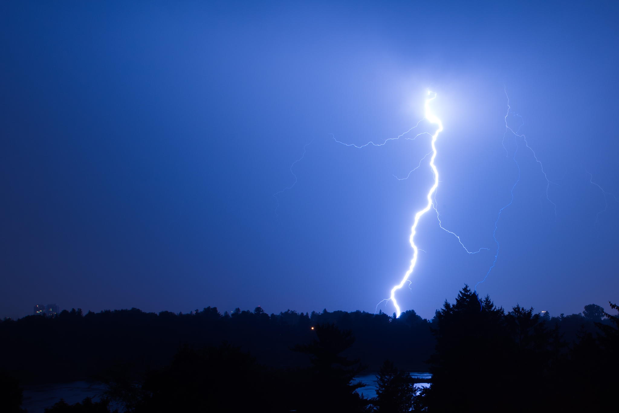 August 8th, 2013 - Lightning Over Dows Lake by Amy Godin