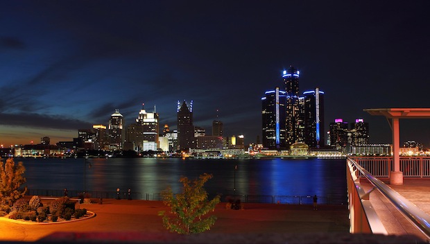 Detroit Skyline by Mark Ruddick