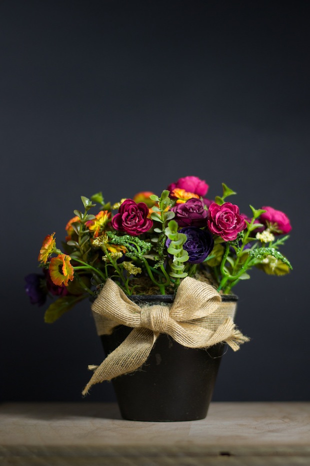 Flowers Held by Bow by Joshua Kobayashi