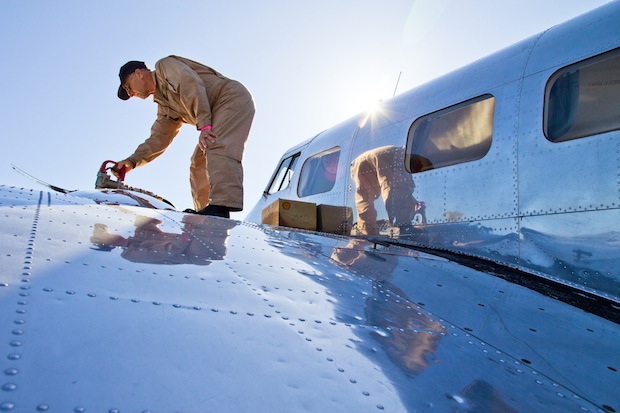 Refueling the Lockheed 10 by Robert McKenzie