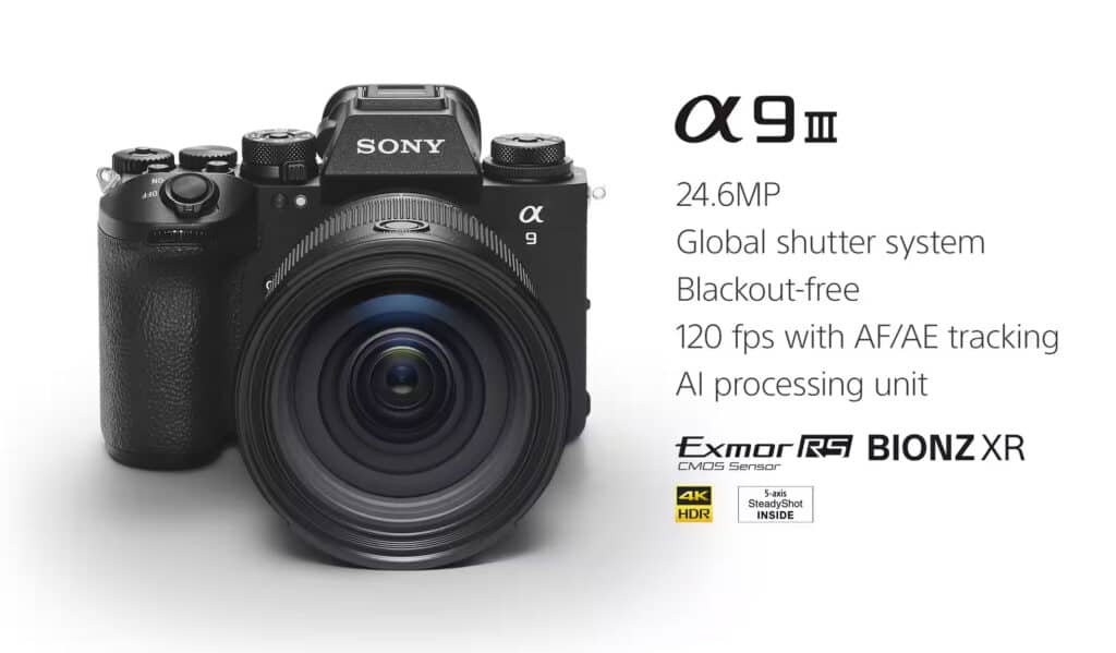 Sony Alpha A9 Mark III Global Shutter
